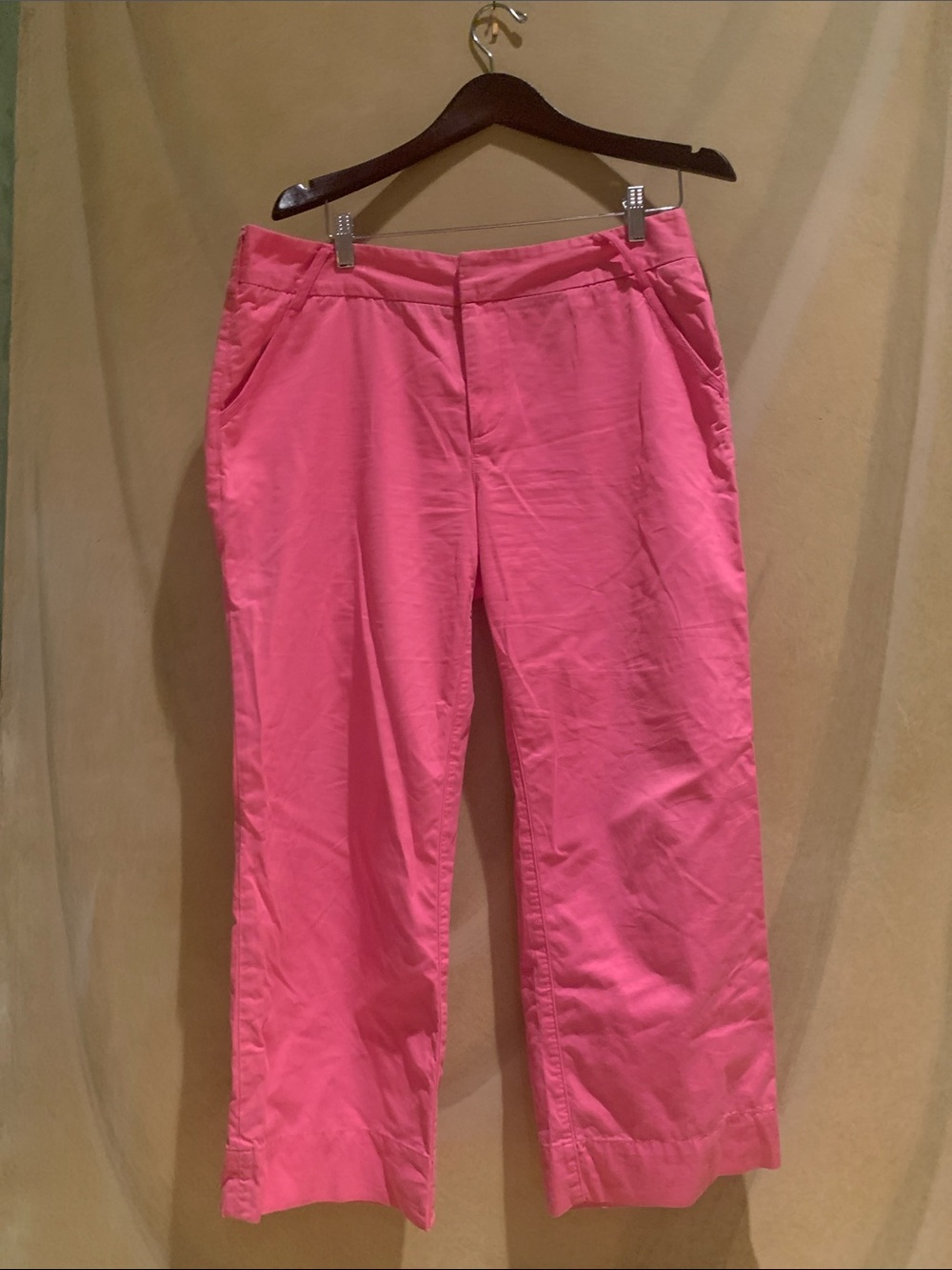 Tommy Hilfiger Bright Pink Straight-Leg Pants